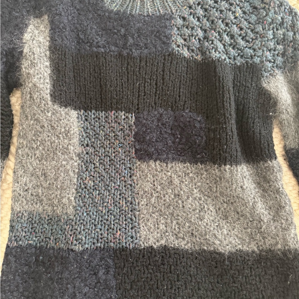 Rebecca Taylor Colorblock Knit Women's Sweater - Picture 3 of 7
